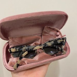 MIU MIU SMU 10U Tortoise Sunglasses